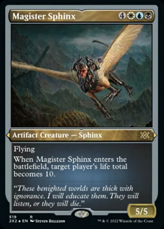 Magister Sphinx (Foil Etched) [Double Masters 2022] | GrognardGamesBatavia