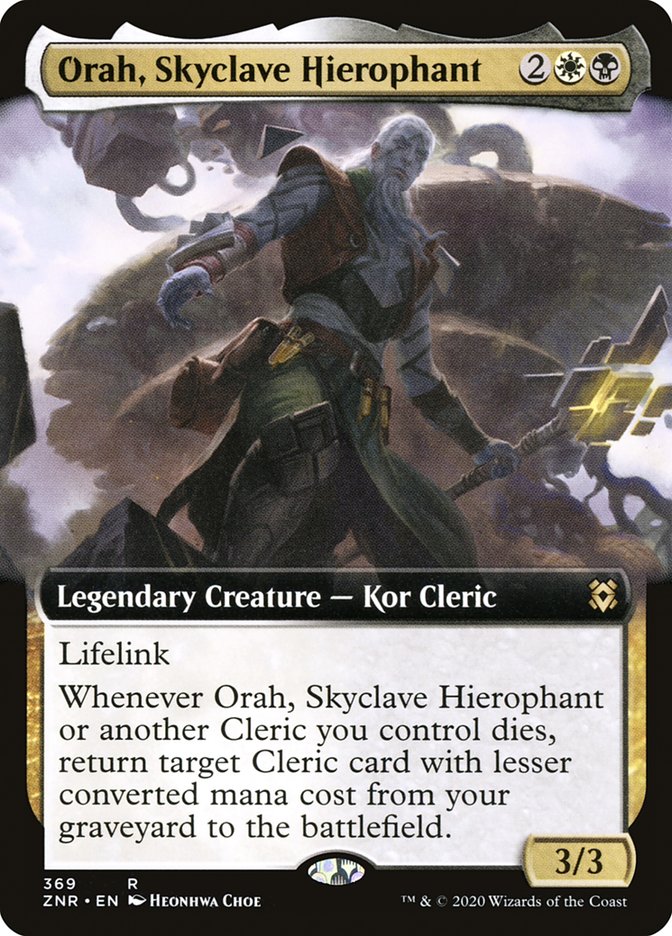 Orah, Skyclave Hierophant (Extended Art) [Zendikar Rising] | GrognardGamesBatavia