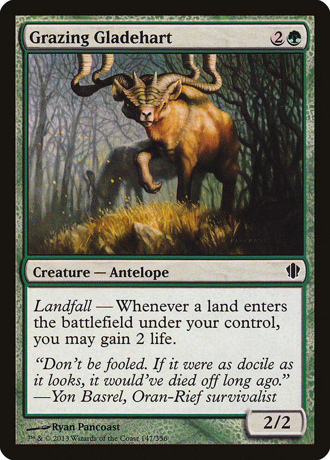 Grazing Gladehart [Commander 2013] | GrognardGamesBatavia