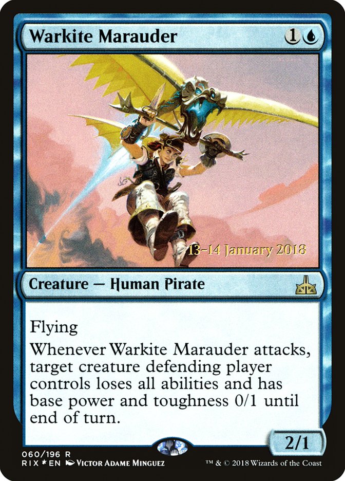 Warkite Marauder [Rivals of Ixalan Prerelease Promos] | GrognardGamesBatavia