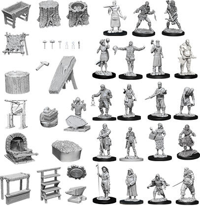 WizKids 736982 Townspeople and Accessories | GrognardGamesBatavia