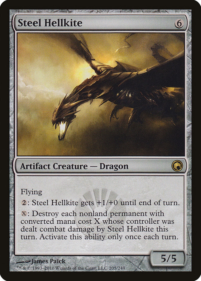 Steel Hellkite [Scars of Mirrodin] | GrognardGamesBatavia