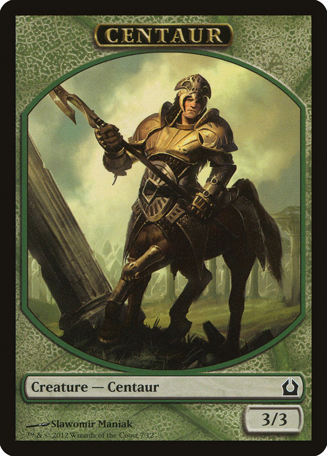 Centaur Token [Return to Ravnica Tokens] | GrognardGamesBatavia