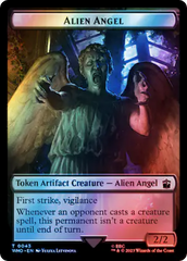 Alien Angel // Clue (0053) Double-Sided Token (Surge Foil) [Doctor Who Tokens] | GrognardGamesBatavia
