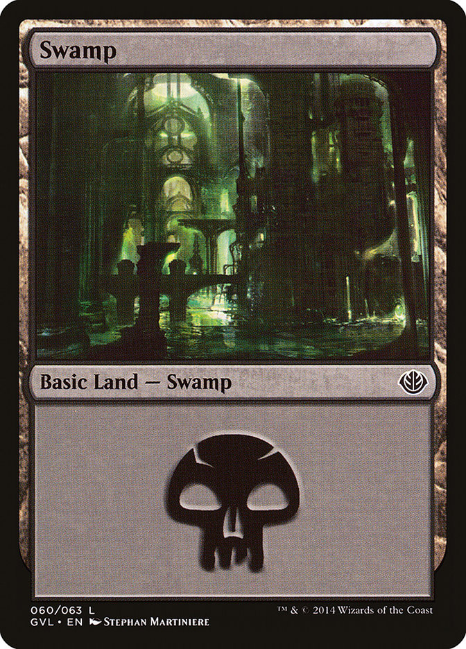 Swamp (60) (Garruk vs. Liliana) [Duel Decks Anthology] | GrognardGamesBatavia