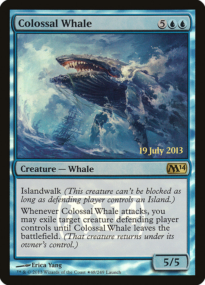 Colossal Whale [Magic 2014 Prerelease Promos] | GrognardGamesBatavia