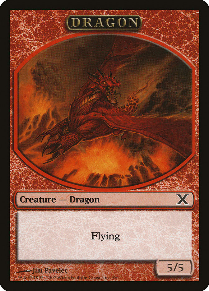 Dragon Token [Tenth Edition Tokens] | GrognardGamesBatavia