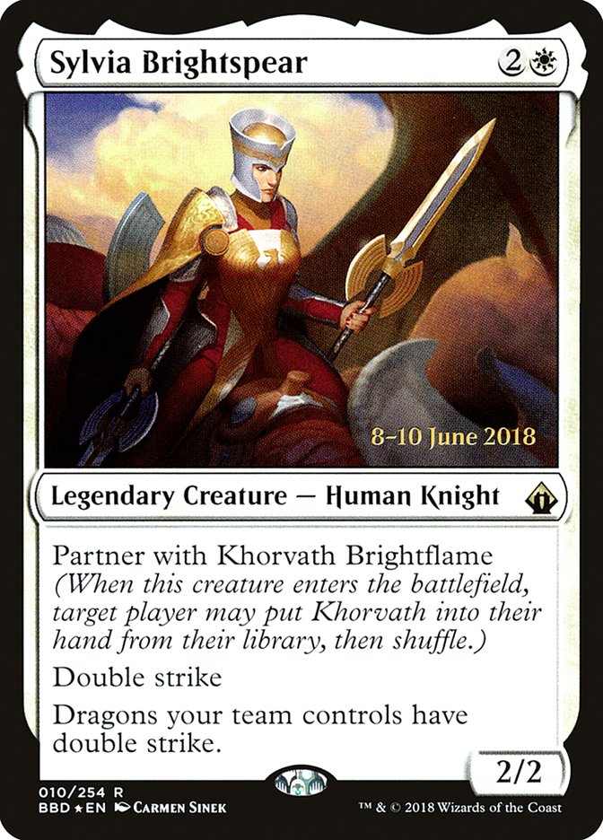 Sylvia Brightspear [Battlebond Prerelease Promos] | GrognardGamesBatavia