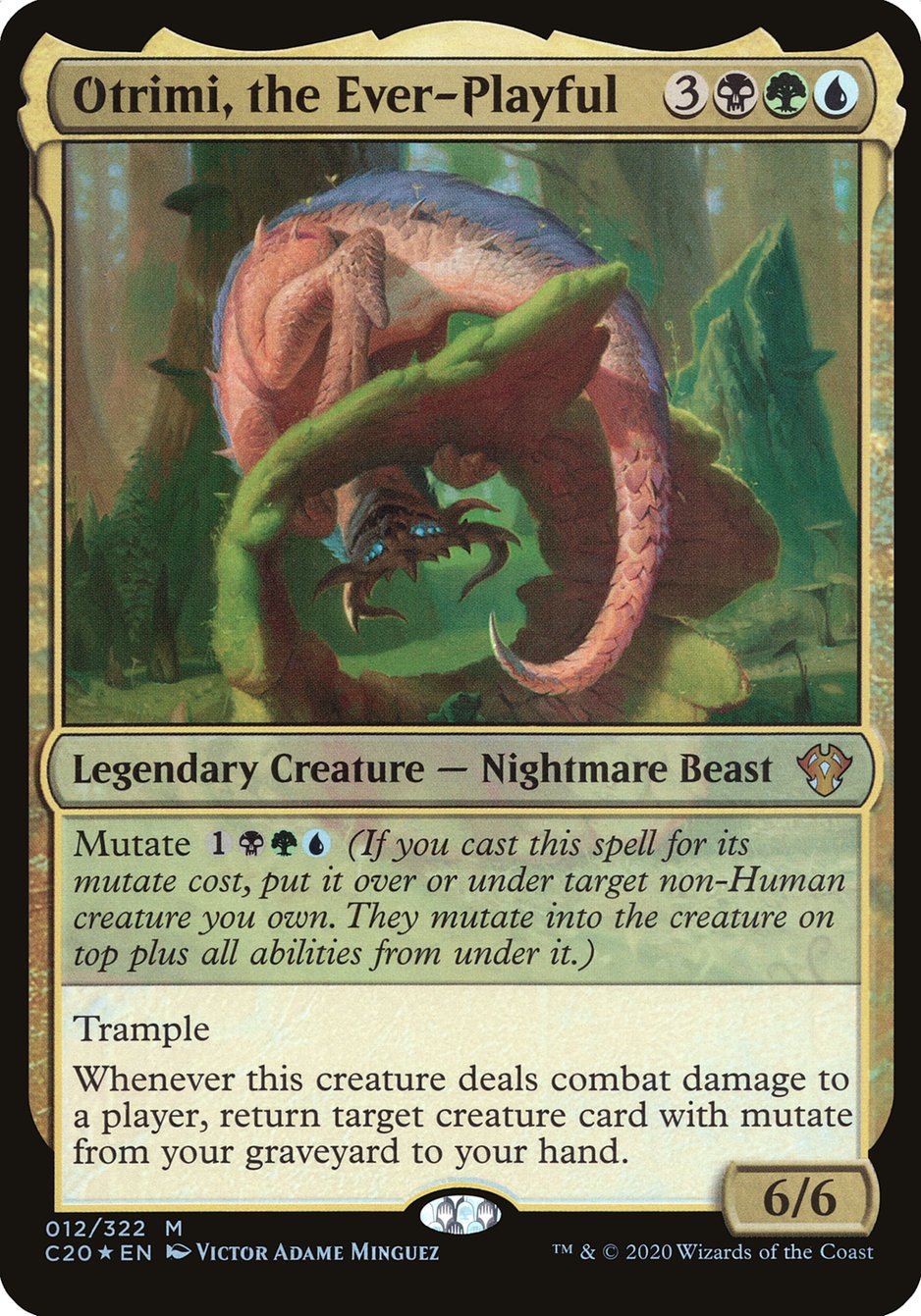 Otrimi, the Ever-Playful (Oversized) [Commander 2020 Oversized] | GrognardGamesBatavia