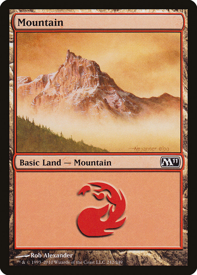 Mountain (242) [Magic 2011] | GrognardGamesBatavia