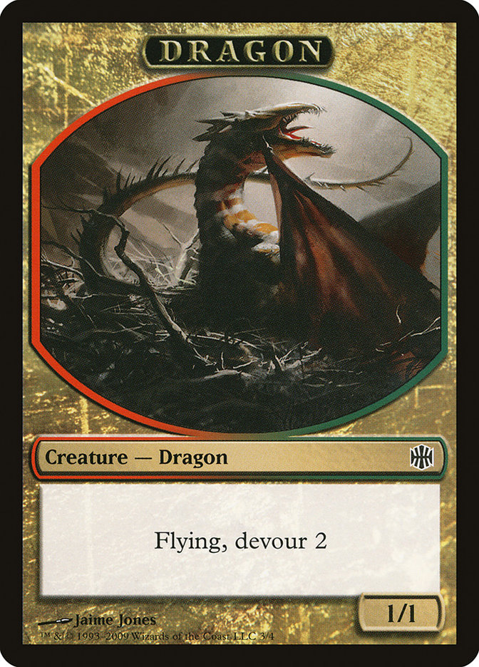 Dragon Token [Alara Reborn Tokens] | GrognardGamesBatavia