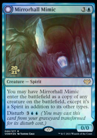 Mirrorhall Mimic // Ghastly Mimicry [Innistrad: Crimson Vow Prerelease Promos] | GrognardGamesBatavia