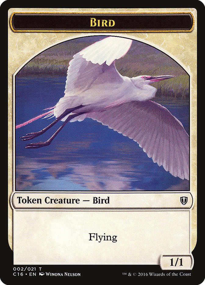 Myr // Bird (002) Double-Sided Token [Commander 2016 Tokens] | GrognardGamesBatavia