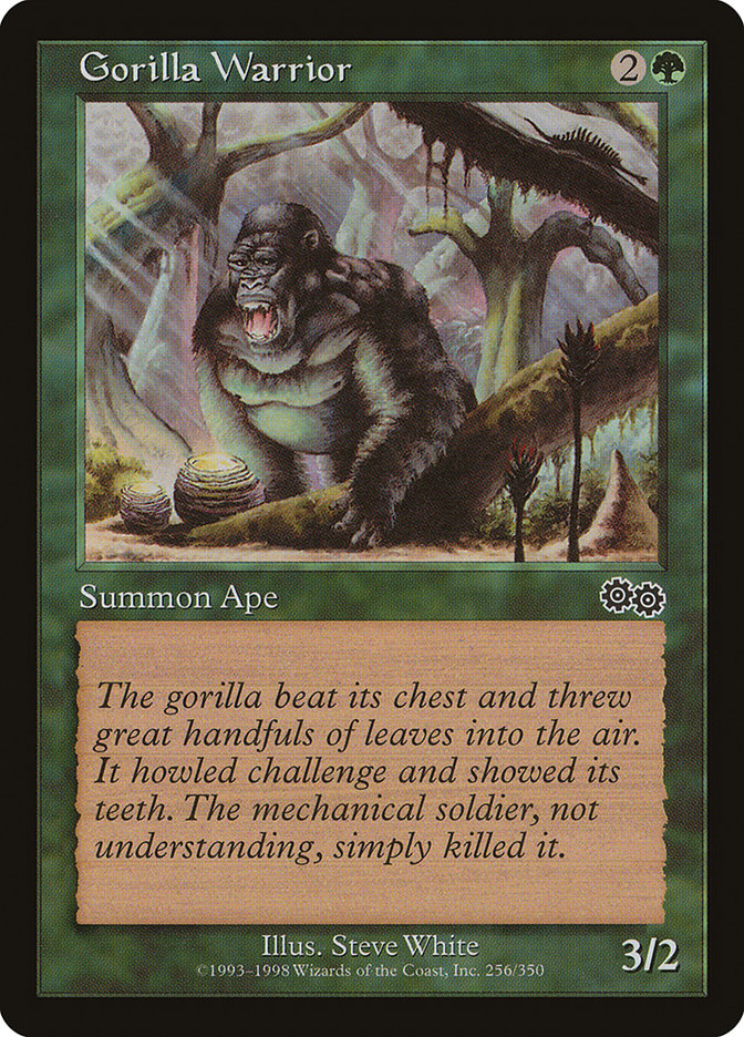 Gorilla Warrior [Urza's Saga] | GrognardGamesBatavia