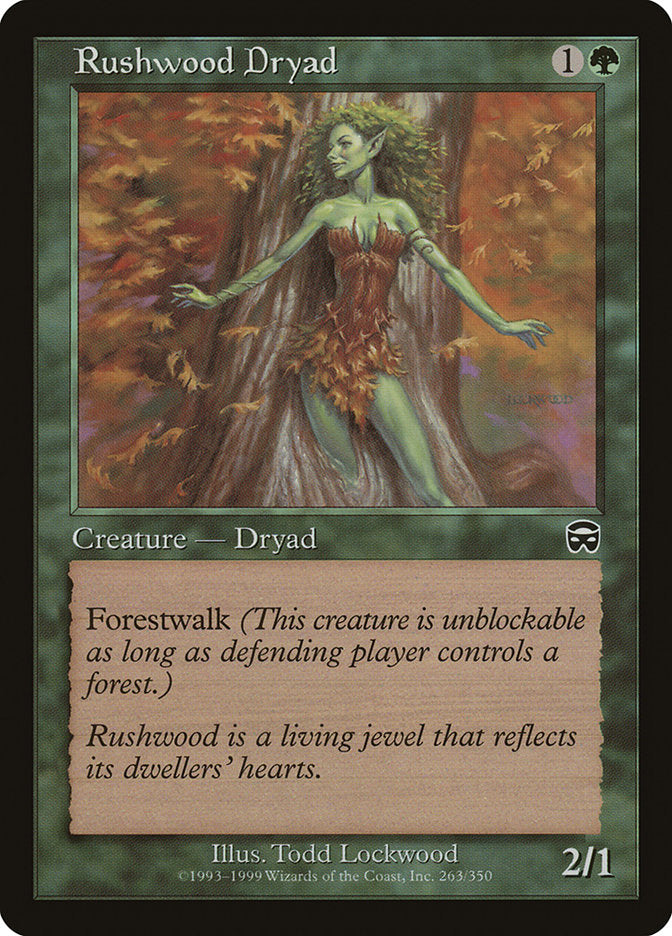 Rushwood Dryad [Mercadian Masques] | GrognardGamesBatavia