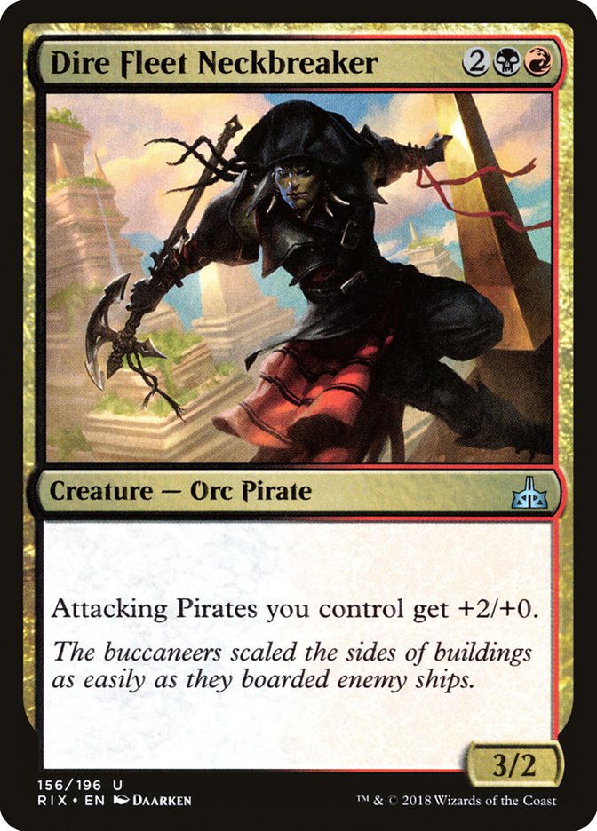 Dire Fleet Neckbreaker [Rivals of Ixalan] | GrognardGamesBatavia