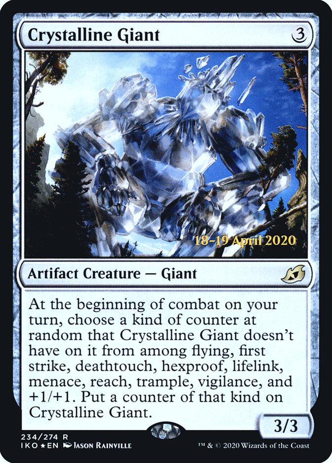 Crystalline Giant [Ikoria: Lair of Behemoths Prerelease Promos] | GrognardGamesBatavia