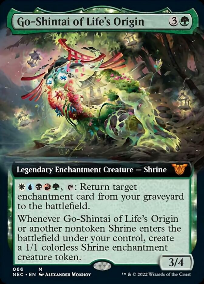 Go-Shintai of Life's Origin (Extended Art) [Kamigawa: Neon Dynasty Commander] | GrognardGamesBatavia