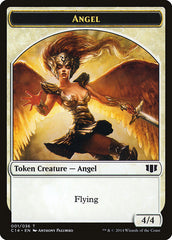 Angel // Cat Double-Sided Token [Commander 2014 Tokens] | GrognardGamesBatavia