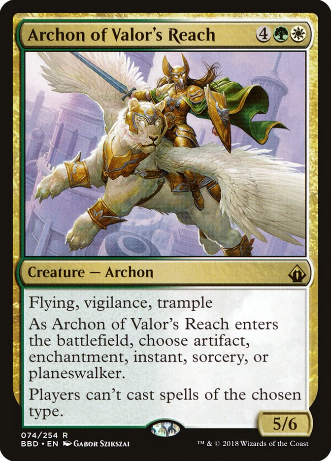 Archon of Valor's Reach [Battlebond] | GrognardGamesBatavia