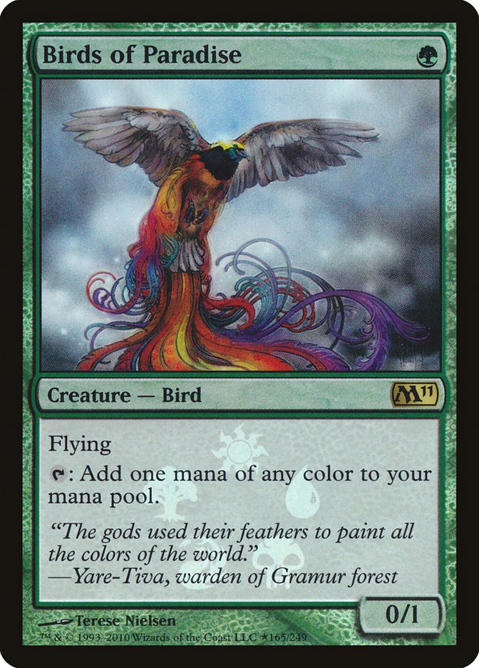 Birds of Paradise (Buy-A-Box) [Magic 2011 Promos] | GrognardGamesBatavia