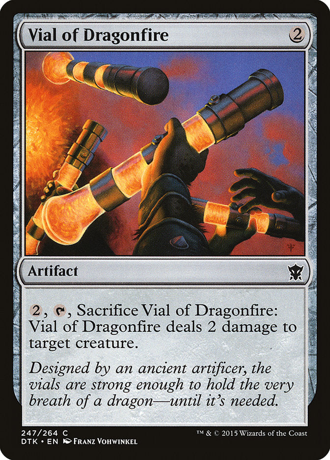 Vial of Dragonfire [Dragons of Tarkir] | GrognardGamesBatavia