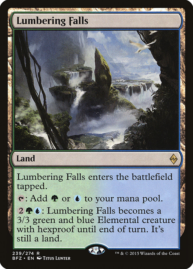 Lumbering Falls [Battle for Zendikar] | GrognardGamesBatavia