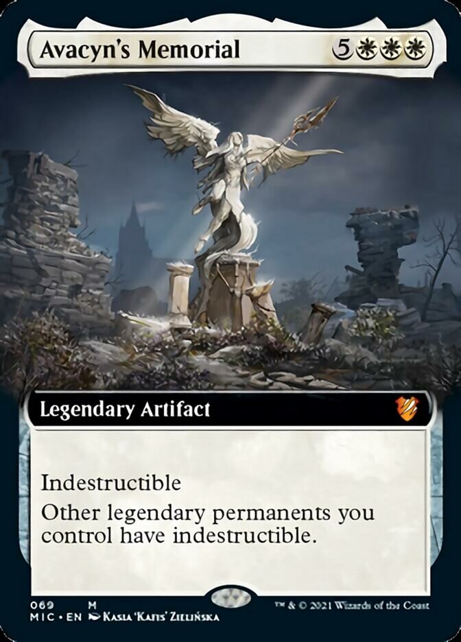 Avacyn's Memorial (Extended Art) [Innistrad: Midnight Hunt Commander] | GrognardGamesBatavia