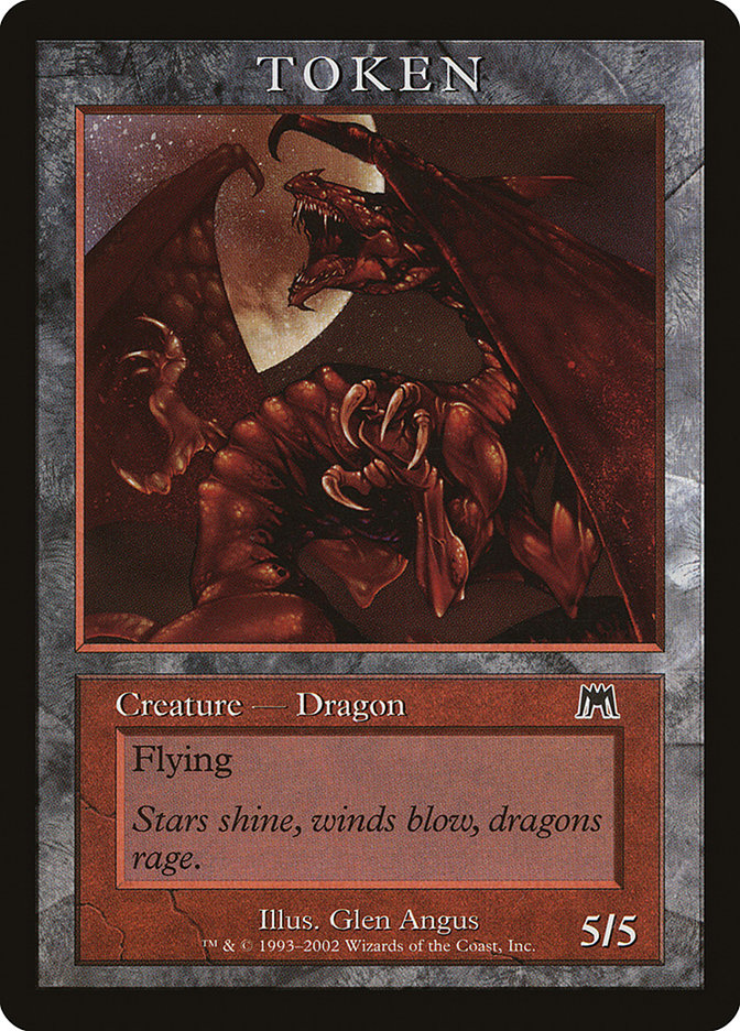 Dragon Token [Magic Player Rewards 2002] | GrognardGamesBatavia