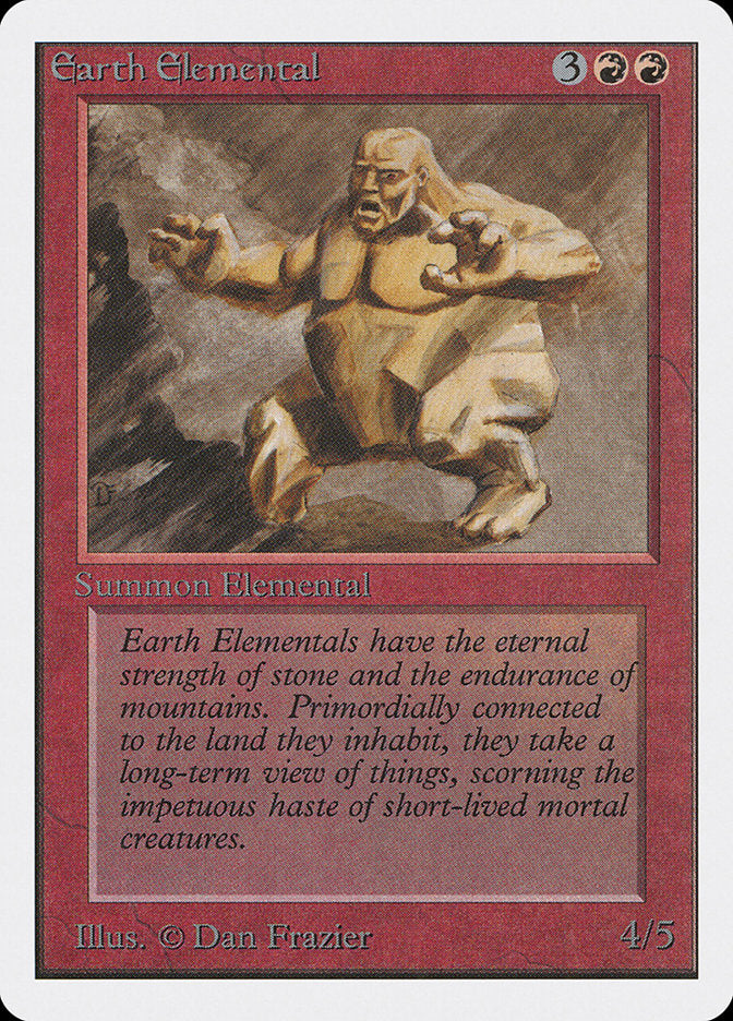 Earth Elemental [Unlimited Edition] | GrognardGamesBatavia