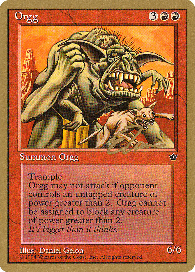 Orgg (Eric Tam) [Pro Tour Collector Set] | GrognardGamesBatavia