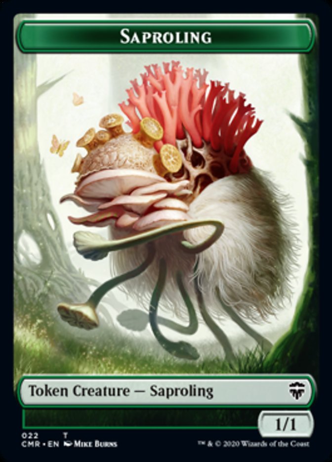 Copy (023) // Saproling Double-Sided Token [Commander Legends Tokens] | GrognardGamesBatavia