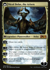 Nicol Bolas, the Ravager // Nicol Bolas, the Arisen [Core Set 2019 Prerelease Promos] | GrognardGamesBatavia