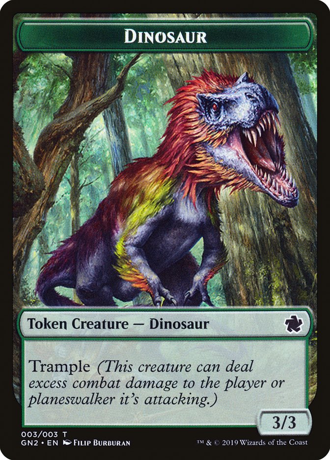 Dinosaur Token [Game Night 2019 Tokens] | GrognardGamesBatavia