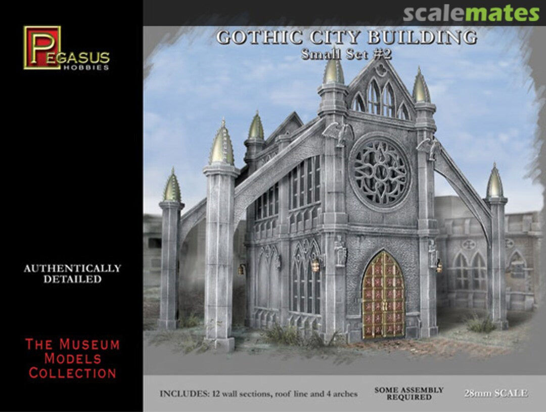 Pegasus Hobbies Gothic City Building Small Set #2 No 4925 | GrognardGamesBatavia