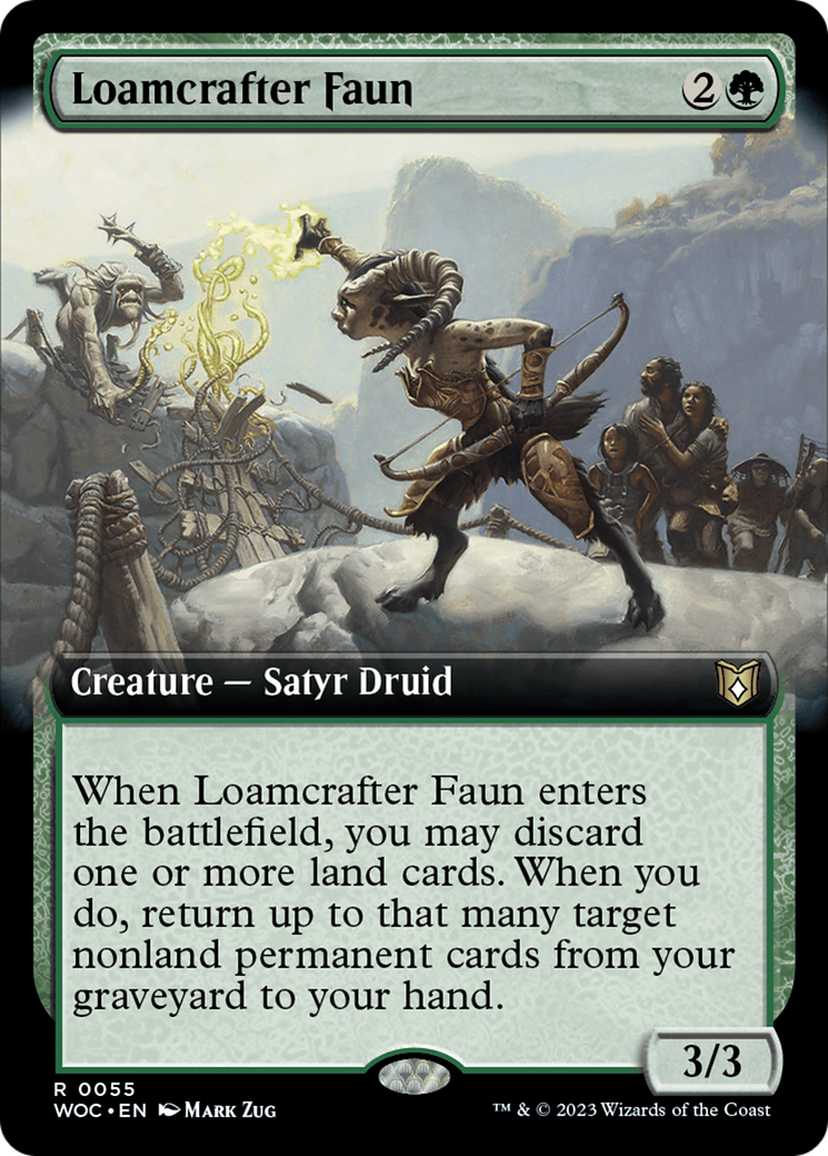 Loamcrafter Faun (Extended Art) [Wilds of Eldraine Commander] | GrognardGamesBatavia