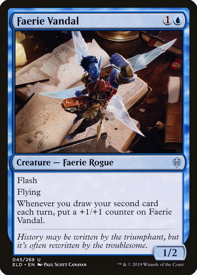 Faerie Vandal [Throne of Eldraine] | GrognardGamesBatavia