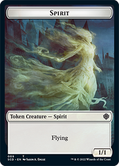 Bird // Spirit Double-Sided Token [Starter Commander Decks] | GrognardGamesBatavia