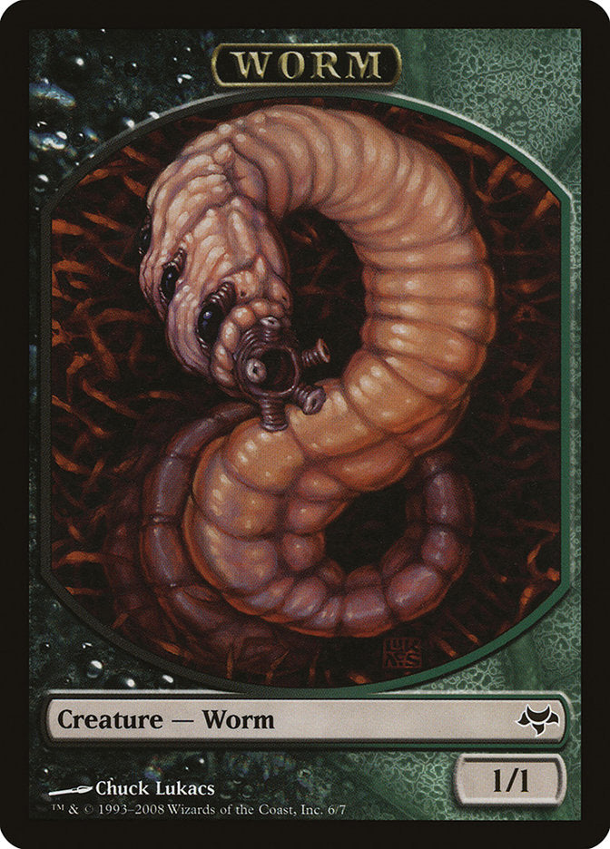 Worm Token [Eventide Tokens] | GrognardGamesBatavia