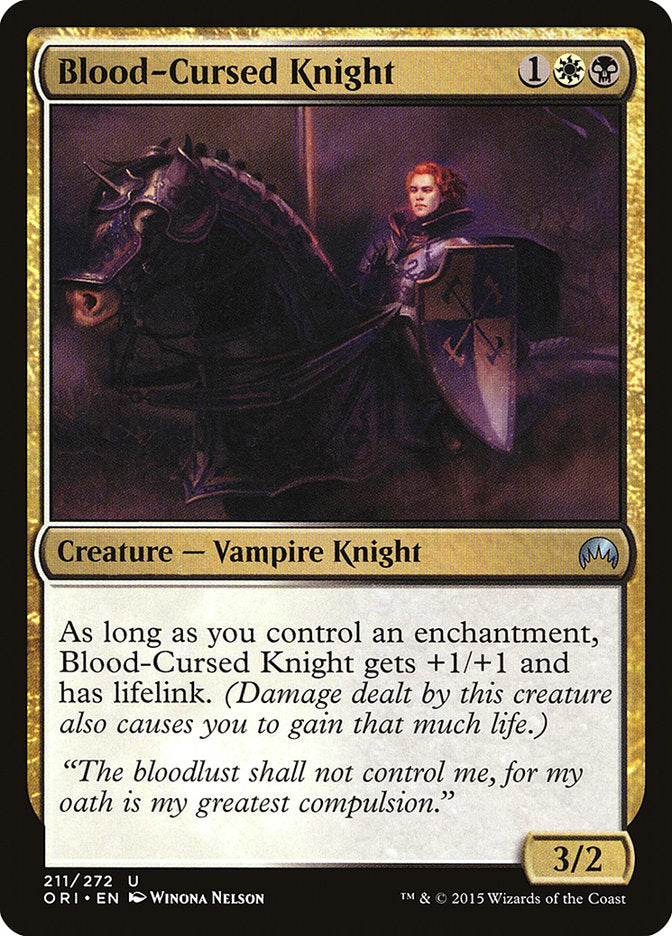 Blood-Cursed Knight [Magic Origins] | GrognardGamesBatavia