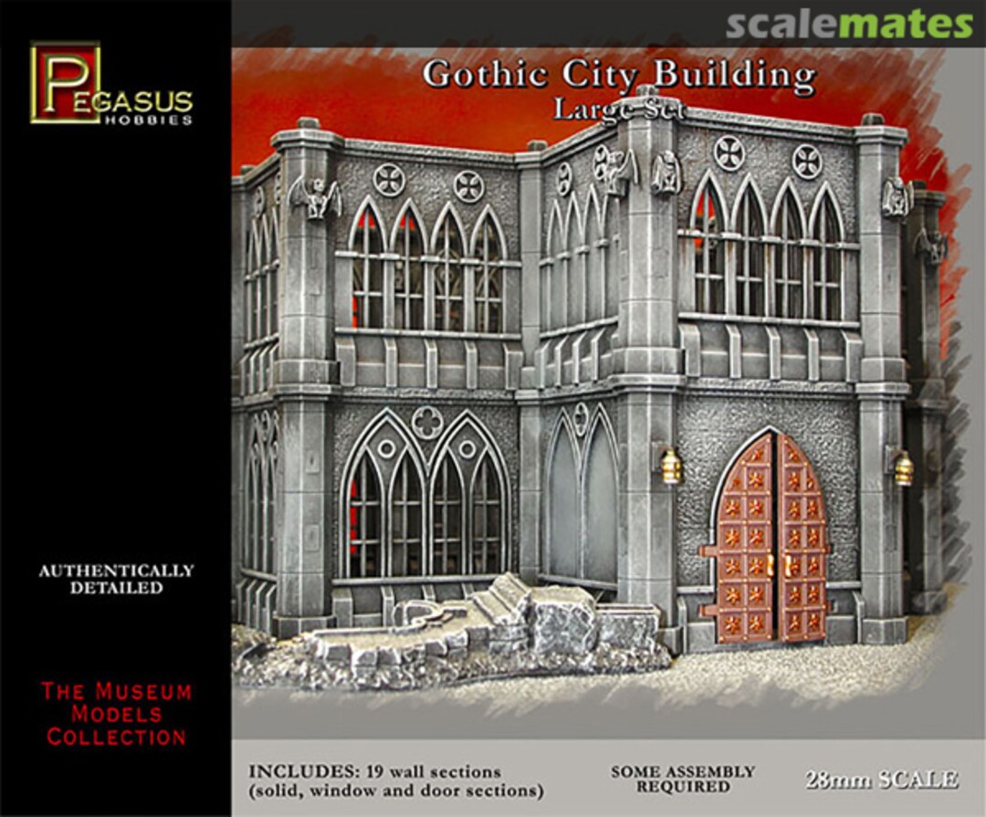Pegasus Hobbies Gothic City Building (Large Set) No 4923 | GrognardGamesBatavia