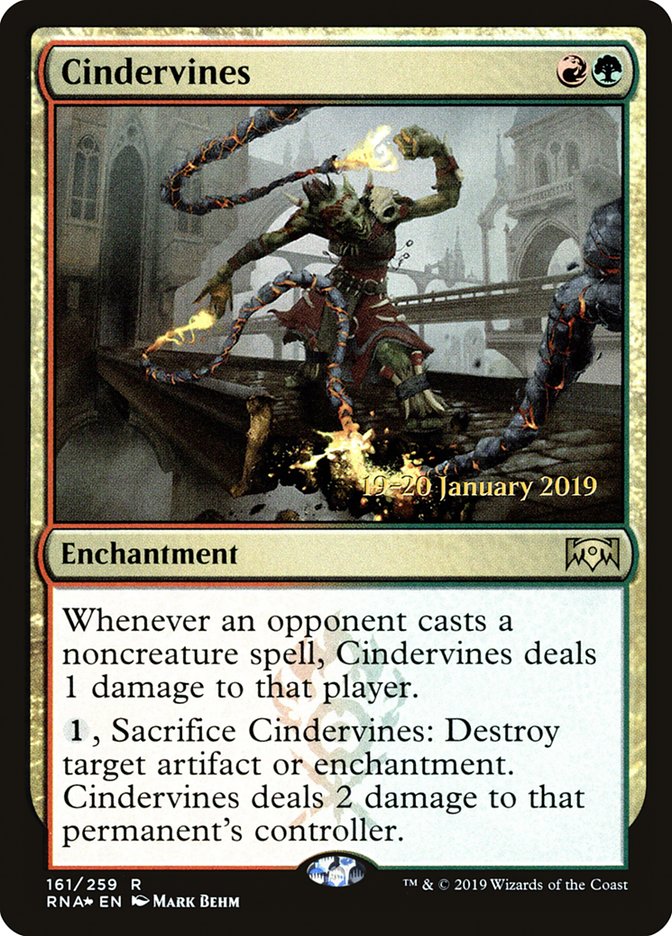 Cindervines [Ravnica Allegiance Prerelease Promos] | GrognardGamesBatavia