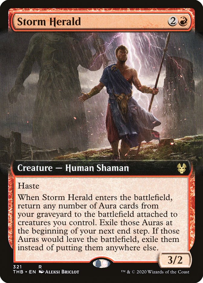 Storm Herald (Extended Art) [Theros Beyond Death] | GrognardGamesBatavia