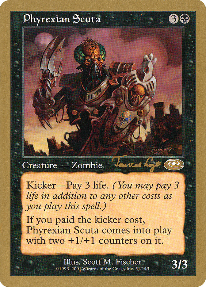 Phyrexian Scuta (Tom van de Logt) [World Championship Decks 2001] | GrognardGamesBatavia