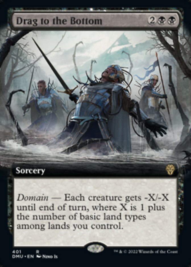 Drag to the Bottom (Extended Art) [Dominaria United] | GrognardGamesBatavia