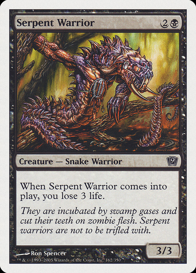 Serpent Warrior [Ninth Edition] | GrognardGamesBatavia