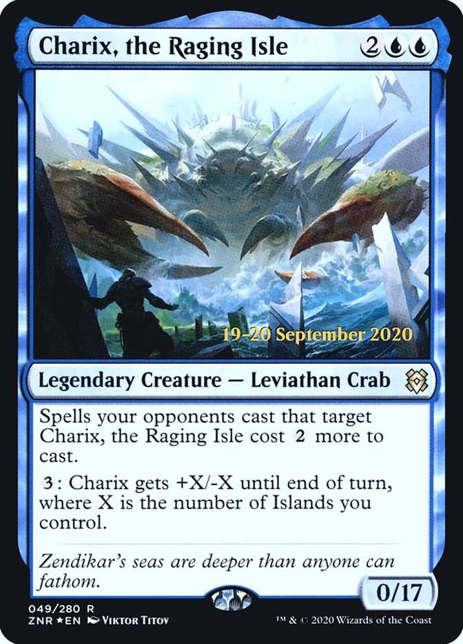 Charix, the Raging Isle [Zendikar Rising Prerelease Promos] | GrognardGamesBatavia