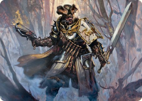 Brutal Cathar Art Card [Innistrad: Midnight Hunt Art Series] | GrognardGamesBatavia