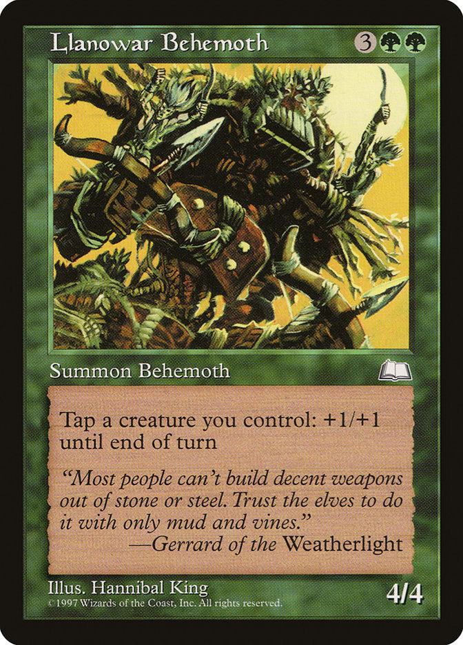 Llanowar Behemoth [Weatherlight] | GrognardGamesBatavia