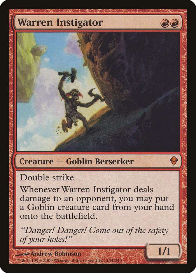 Warren Instigator [Zendikar] | GrognardGamesBatavia